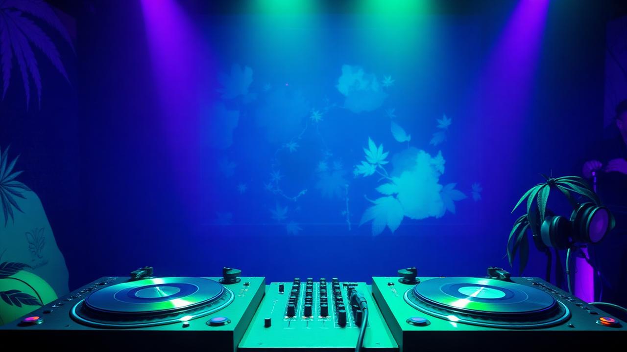 Concept artwork for Cannabis, Art & the Sound of a City