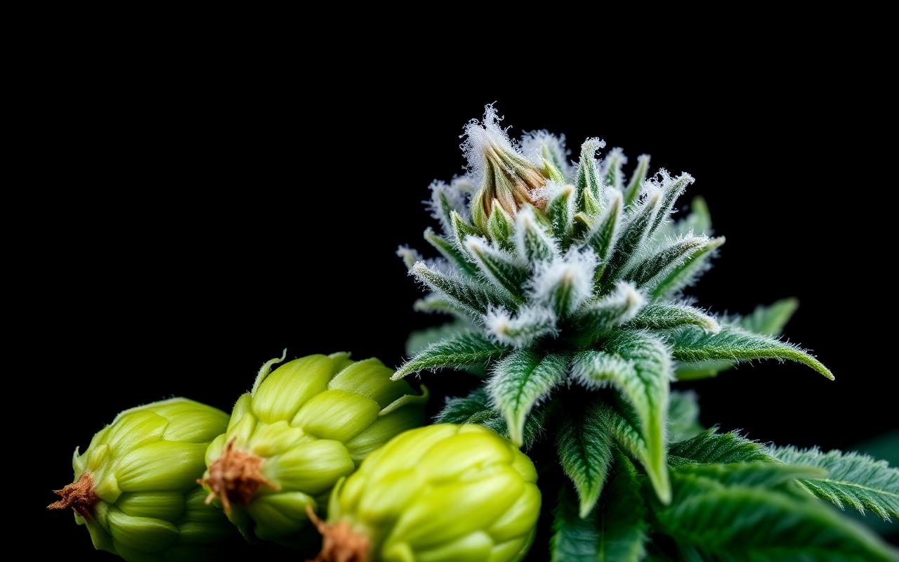 Cannabis flower with hops — a humulene-rich source